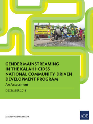 cover image of Gender Mainstreaming in KALAHI–CIDSS National Community-Driven Development Program